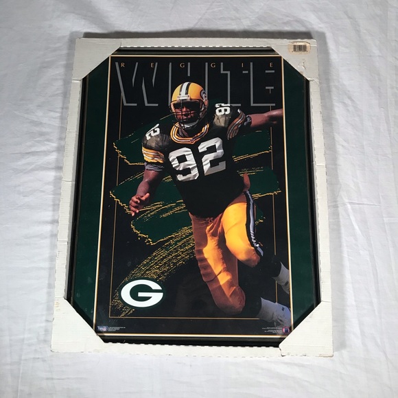 Vintage 1994 Green Bay Packers Framed Poster - Picture 1 of 7